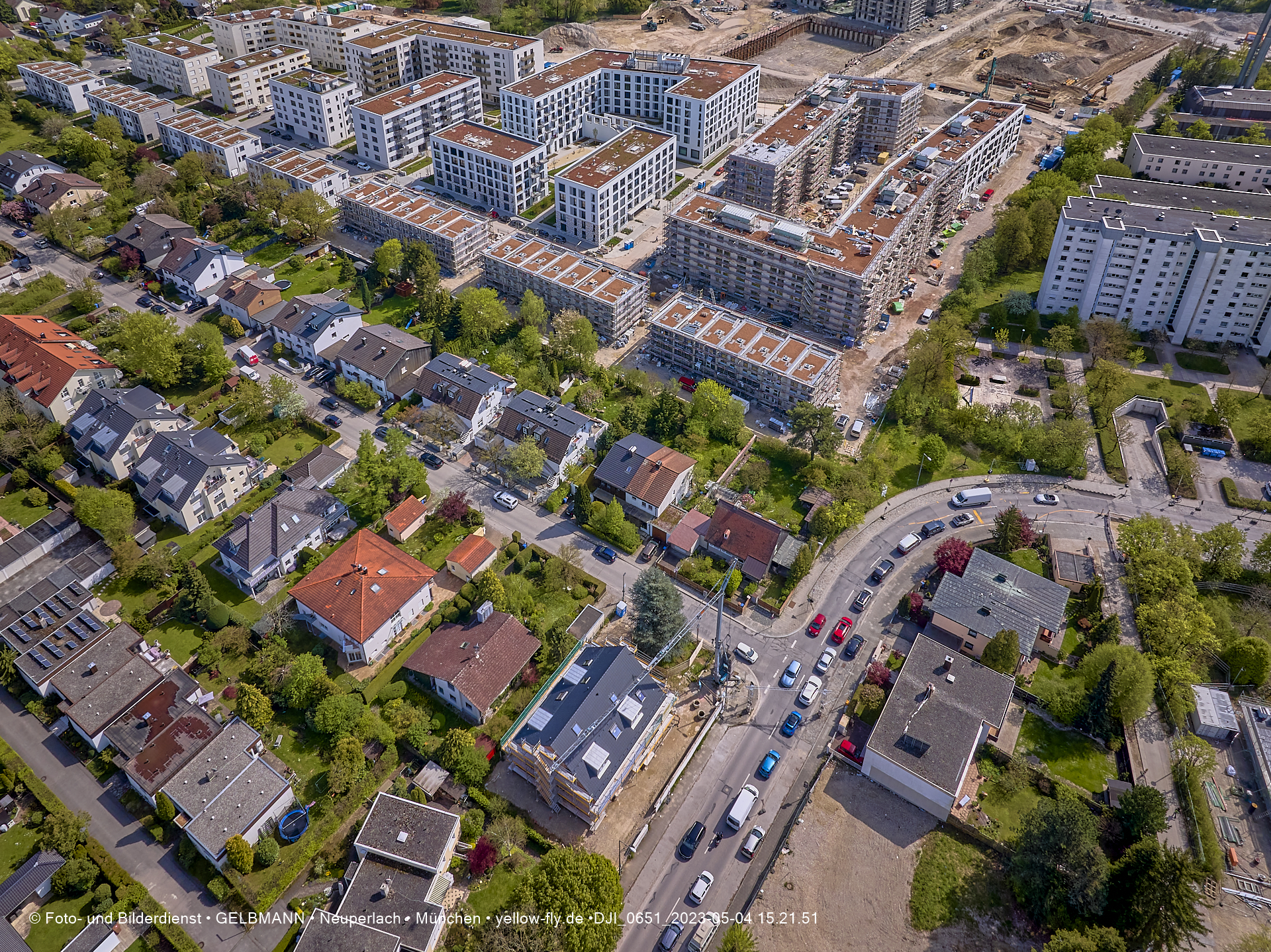 04.05.2023 - Luftbilder vom Haus für Kinder in Neuperlach